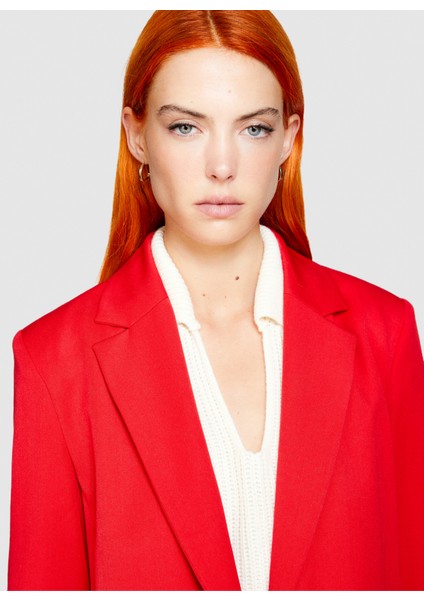 Normal Kırmızı Kadın Ceket 2ZCWLW00M fiyatları