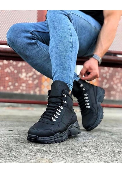 K&a KA07 Kömür Renk Uzun Bağcıklı Bot fiyatları