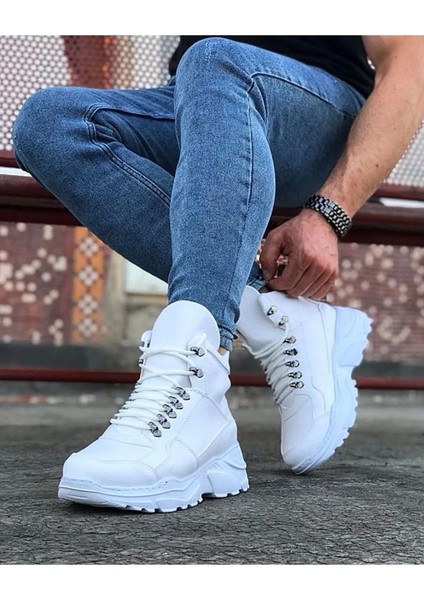 K&a KA07 Beyaz Uzun Bağcıklı Bot fiyatları