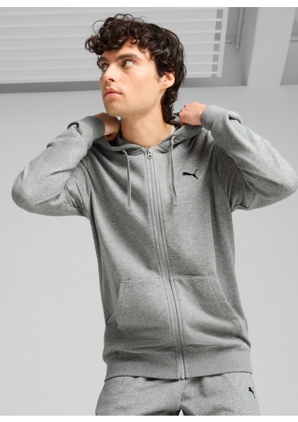 Zip Ceket, M, Gri