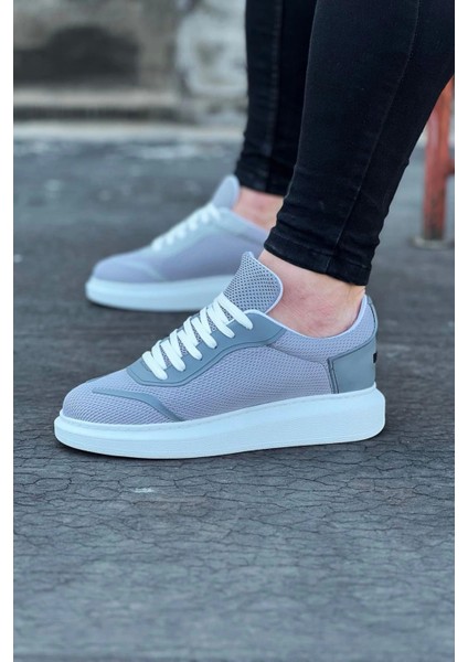 K&a KA019 Gri Triko Erkek Casual Ayakkabı