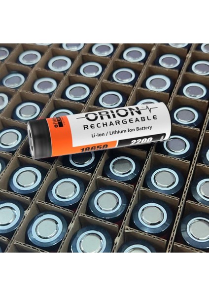 100 Adet Orion 2200 Mah Li-Ion Şarjlı Pil