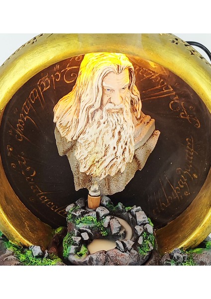 Güç Yüzüğü Gandalf Geri Akış Tütsülük ve Işıklı Mumluk indirimleri