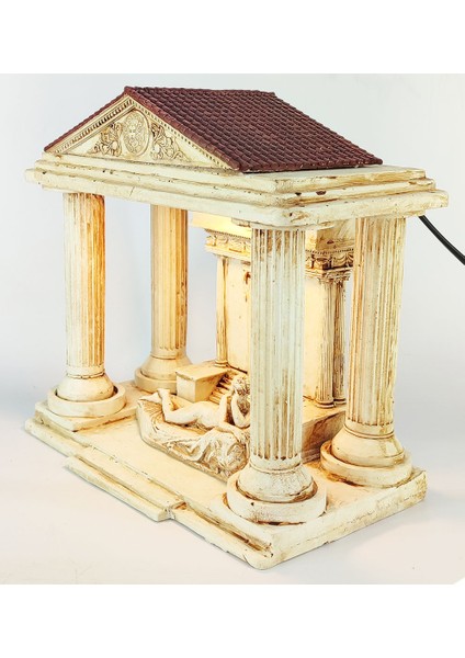 Antik Roma Reclining Naiad Dekoratif Konik Tütsülük Işıklı fiyatları