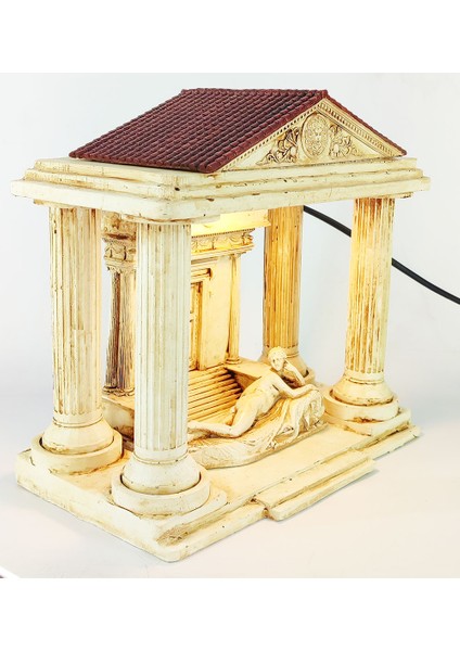Antik Roma Reclining Naiad Dekoratif Konik Tütsülük Işıklı modelleri