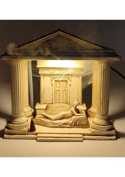 Antik Roma Reclining Naiad Dekoratif Konik Tütsülük Işıklı fırsatları