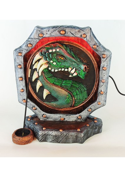 Dragon Shield Konik Tütsülük Işıklı