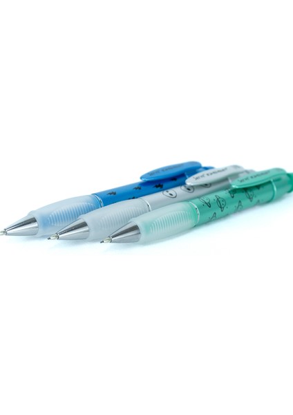 Serve Deep Kırtasiye Versatil Mekanik Kurşun Kalem 3'lü 0.7 mm Uzay Serisi Yumuşak Uçlu Ergonomik Tasarım Rahat Dayanıklı