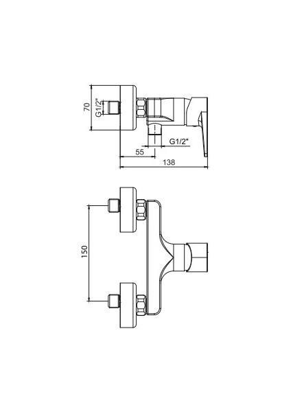 Eca Dalia Duş Bataryası 102154033 fiyatları