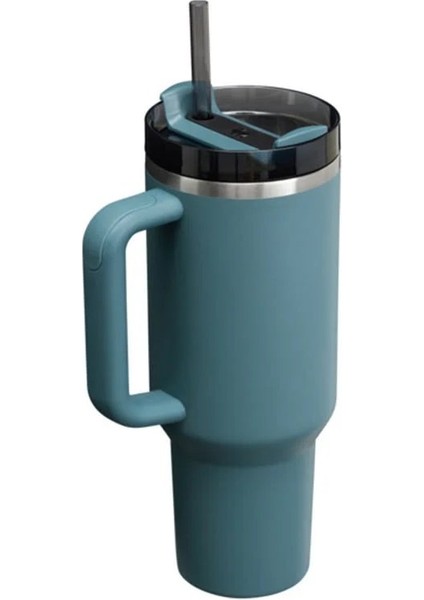 Quencher Pipetli Termos Bardak 1.18 Lt - Blue Spruce