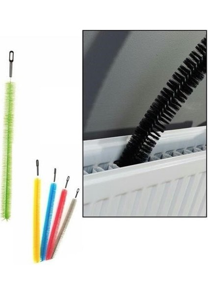 Buffer® Ergonomik Pratik Kolay Kalorifer Peteği Temizleme Fırçası Aleti fırsatları