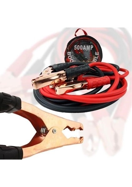 Buffer® 1200 Amper Akü Takviye Kablosu 15 Metre Bakır Akü Takviye Cihazı