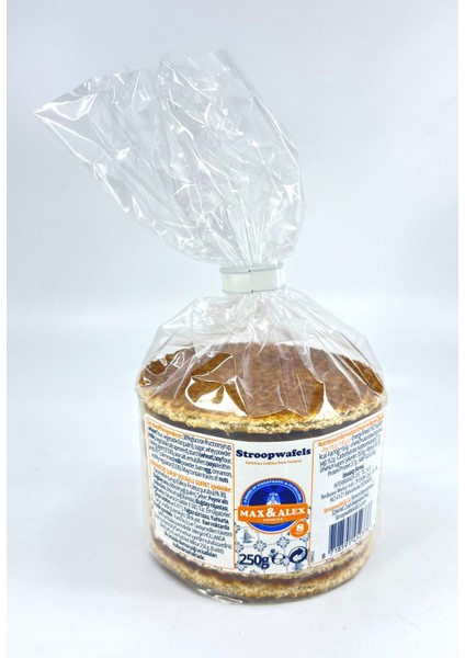 Max & Alex Stroopwafels Karamelli Waffle Bisküvi