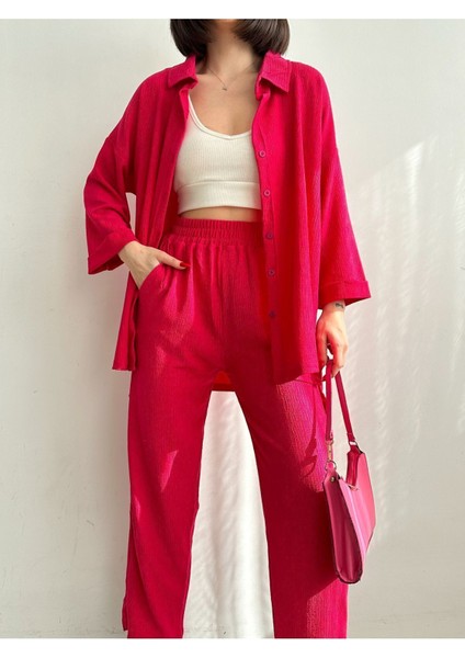 Kadın Duble Kol Alt Üst Gömlek Takım modelleri