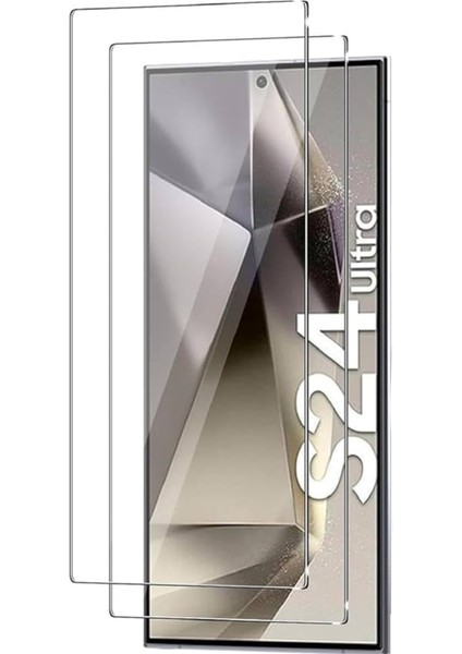 Samsung Galaxy S24 Ultra 5g Cam Ekran Koruyucu 9h Sertlik Cam Ekran Koruyucu (2 Adet)