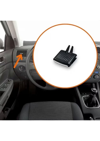 Volkswagen Golf 5, Jetta 2005-2010, Havalandırma Izgaraları Yön Klipsleri (1 Adet) 1K0819709 modelleri