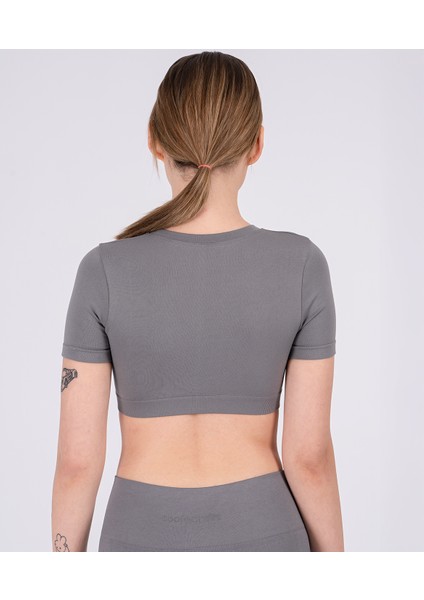 Flow Kısa Kol Crop Top