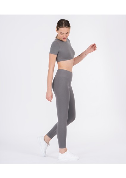 Flow Kısa Kol Crop Top