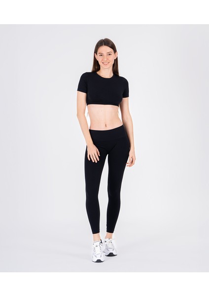 Flow Kısa Kol Crop Top
