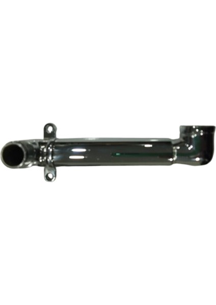 Yarım Parmak Boru Uzatma Prinç 4.5 cm - Krom - 1/2 - 3/4 Dirsekli
