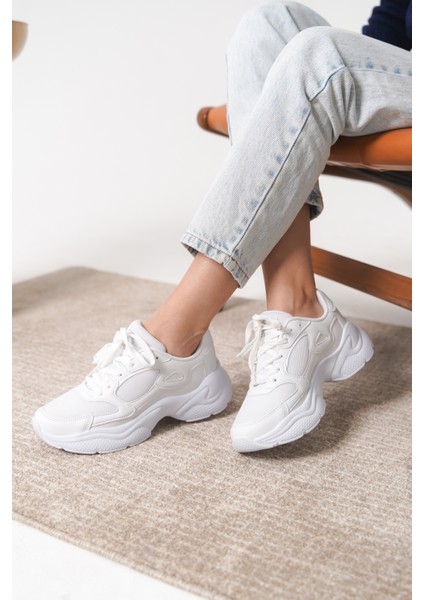 Garantili D1152 Günlük Ortopedik Kadın Sneaker Spor Ayakkabı