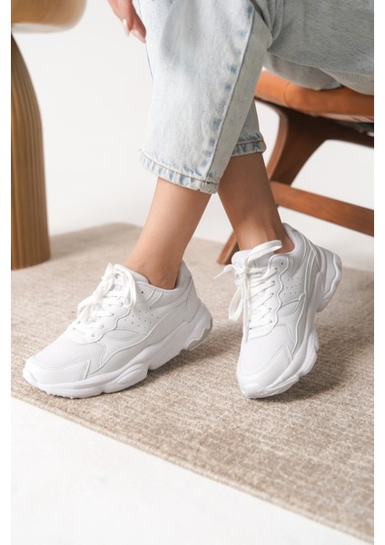 Garantili D0168 Günlük Ortopedik Kadın Sneaker Spor Ayakkabı