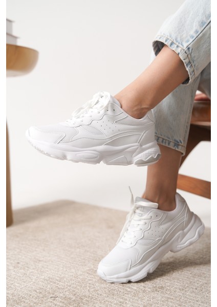 Garantili D0168 Günlük Ortopedik Kadın Sneaker Spor Ayakkabı