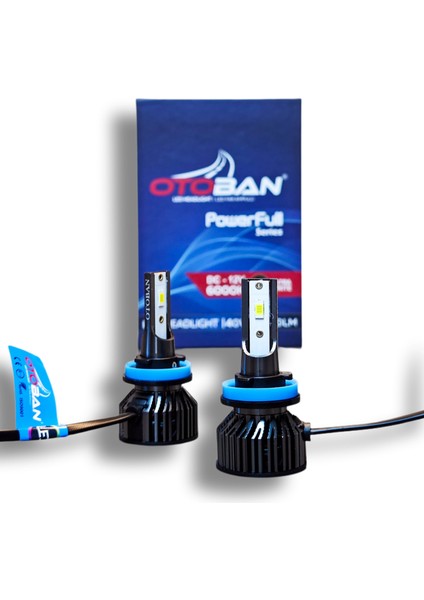 H11 LED Xenon Şimşek Etkili 12V Beyaz
