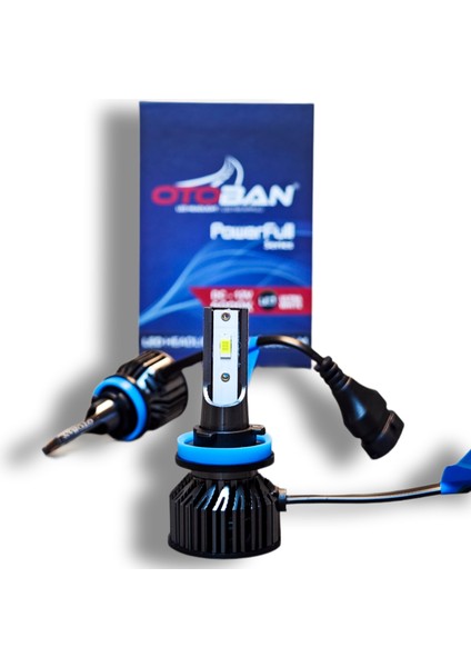 H11 LED Xenon Şimşek Etkili 12V Beyaz