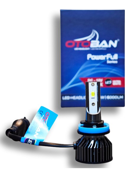 H11 LED Xenon Şimşek Etkili 12V Beyaz