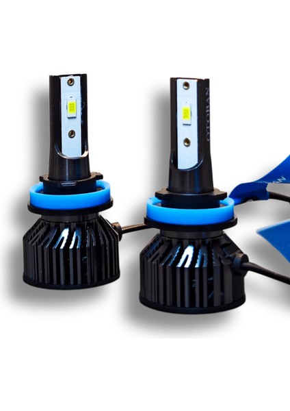 H11 LED Xenon Şimşek Etkili 12V Beyaz