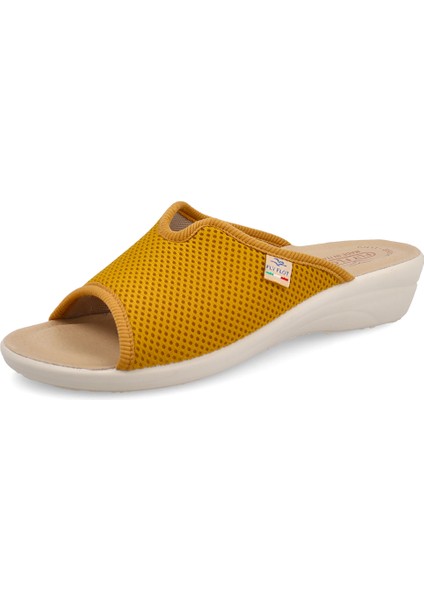 Kadın Terlik T4 429 Fe Fly Flot Cloth Slipper Yellow