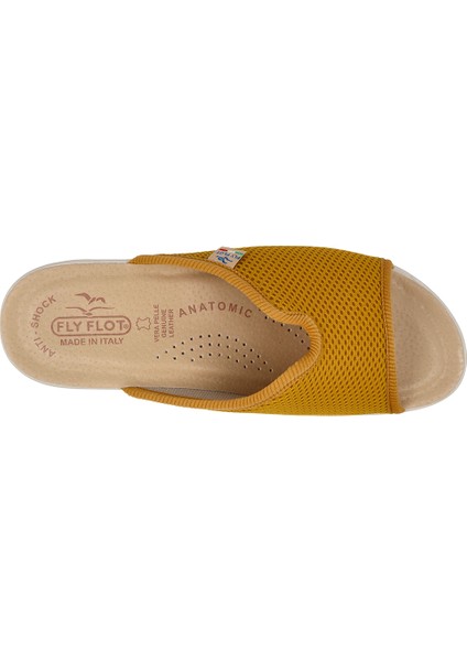 Kadın Terlik T4 429 Fe Fly Flot Cloth Slipper Yellow modelleri