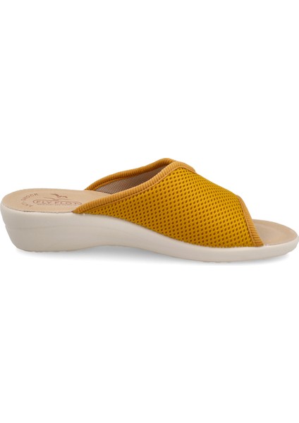 Kadın Terlik T4 429 Fe Fly Flot Cloth Slipper Yellow fırsatları