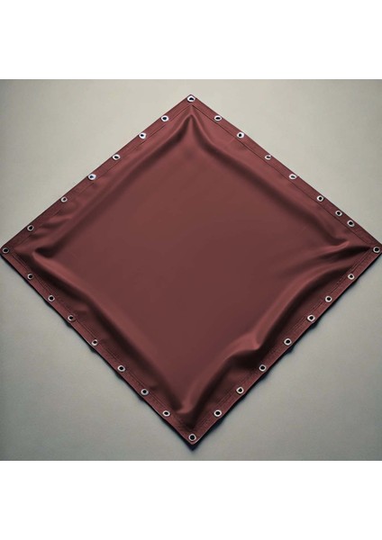 90CM Yükseklikliler Bordo Pvc Su Geçirmez Balkon Demiri Korkuluk Çit Branda