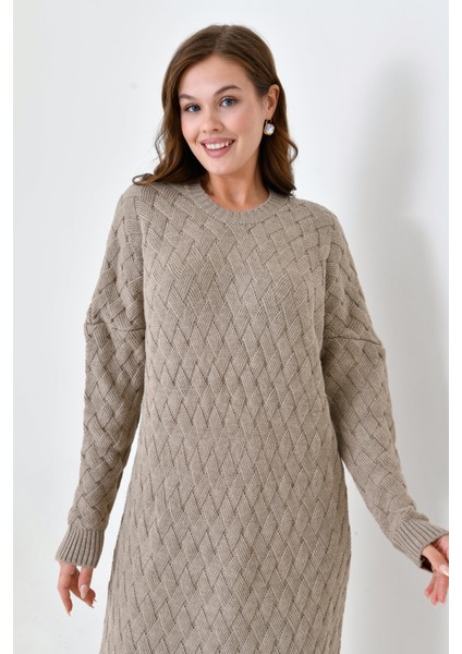 Sepet Örgülü Triko Elbise fiyatları