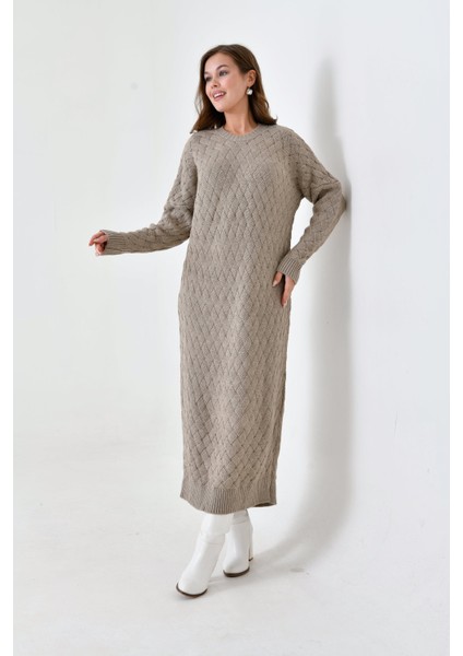 Sepet Örgülü Triko Elbise fiyatları