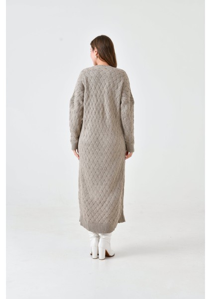 Sepet Örgülü Triko Elbise modelleri