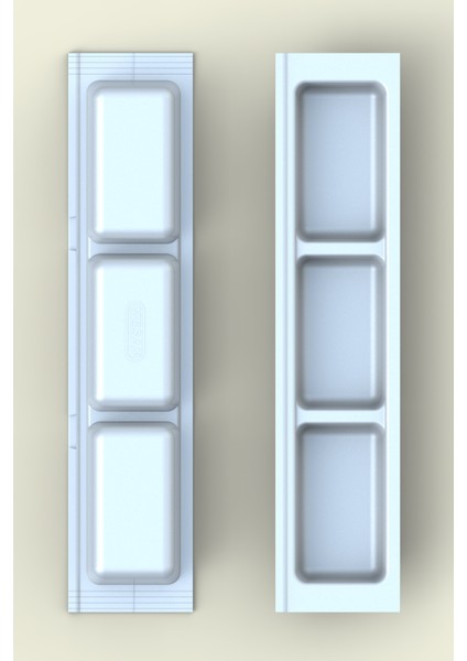 Mutfak Çekmece Içi Kaşıklık, Beyaz Üç Bölmeli Modül 11CM x 48CM modelleri