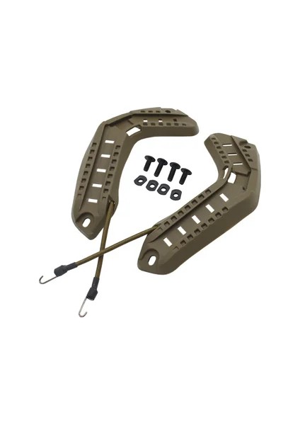 Fast Taktik Kask Yan Kılavuz Rayı, Askeri Av Airsoft Paintball Için Arc Kask Montajı Hl-Acc-03-T