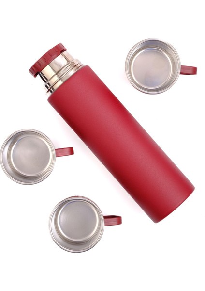 PENGUEN-1050G Bordo Gina Kamp Termosu 500ML