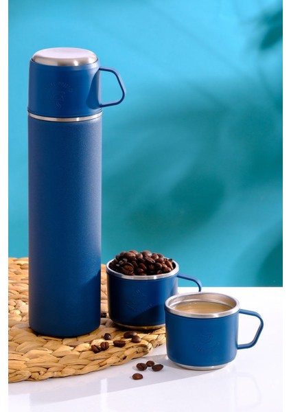 PENGUEN-1050G Mavi Gina Kamp Termosu 500ML