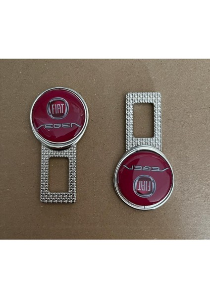 Fiat Egea ve Egea Cross Uyumlu Ikaz Ses Susturucu Metal Toka 2 Adet