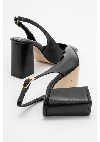 Sofıa Siyah Kadın Topuklu Ayakkabı fırsatları