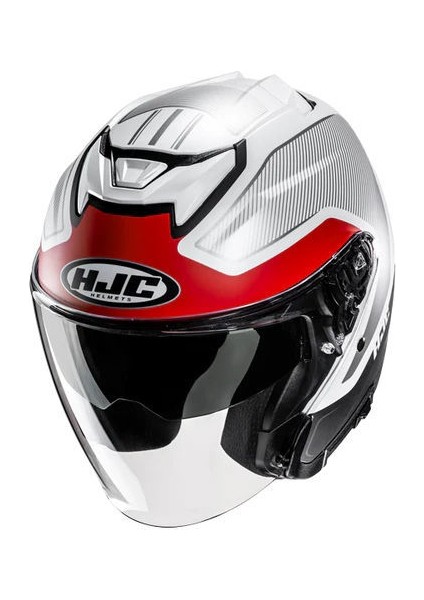 I31 Tevis MC1SF Yarım Motosiklet Kaskı Beyaz Kırmızı fiyatları