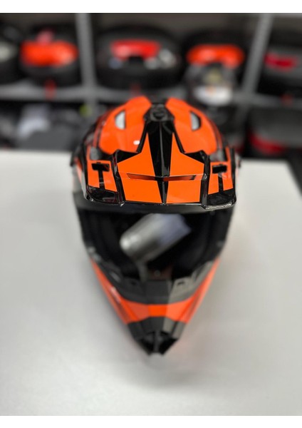 Cross Kask Nikko N600 Orange Black