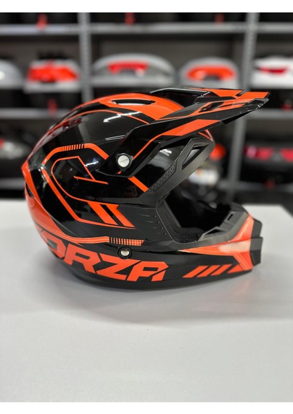 Cross Kask Nikko N600 Orange Black fırsatları