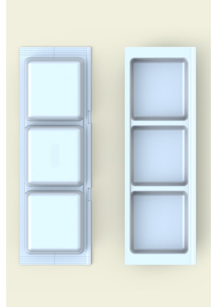 Mutfak Çekmece Içi Kaşıklık, Beyaz Üç Bölmeli Modül 16CM x 48CM modelleri