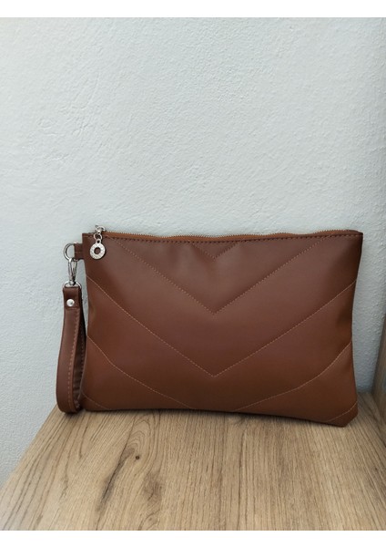 Kadın Kapitone Desenli Portföy & Clutch Çanta