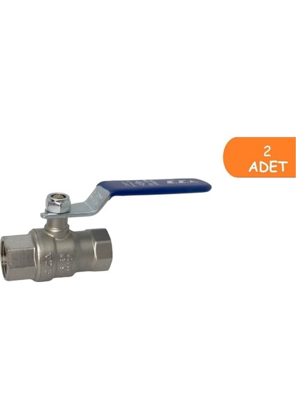 2 Adet Eca 1/2 Içme Suyu Küresel Valfi Iç Vida x Iç Vida PN10 602122168